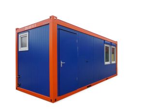 Conteneur cabine de 20 pieds avec cuisine et toilettes - État NEUF
