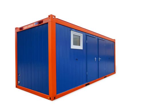 Conteneur cabine de 20 pieds avec toilettes - NEUF