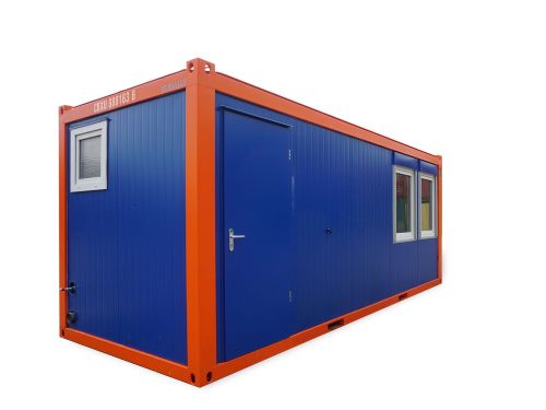 Conteneur cabine de 20 pieds avec cuisine et toilettes - État NEUF