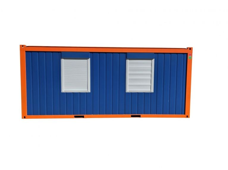20ft Cabin containers | Ramen lange zijde | CBOX containers