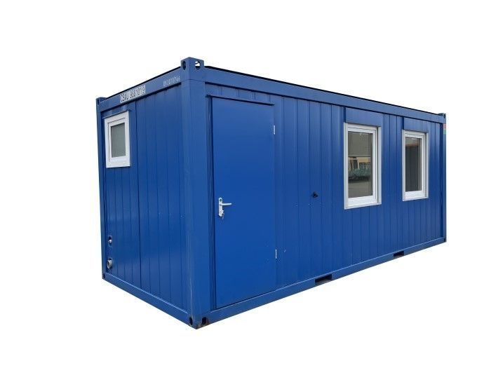 20ft Cabin met keuken en toilet | Lichtgrijs | Nieuw | CBOX Containers