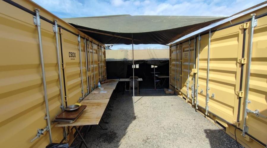 Container Leger Fullside Access containers bij het Belgische Leger