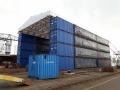 Loods in haven gebouwd van zeecontainers | CBOX Containers