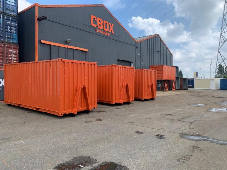 20ft Premium Zeecontainers met slede | CBOX Containers
