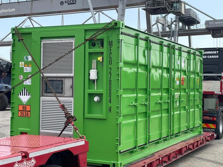 Verwisselbare energie container | Zero Emission | CBOX Containers