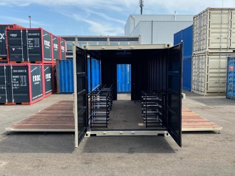Barcontainer met terras | CBOX Containers