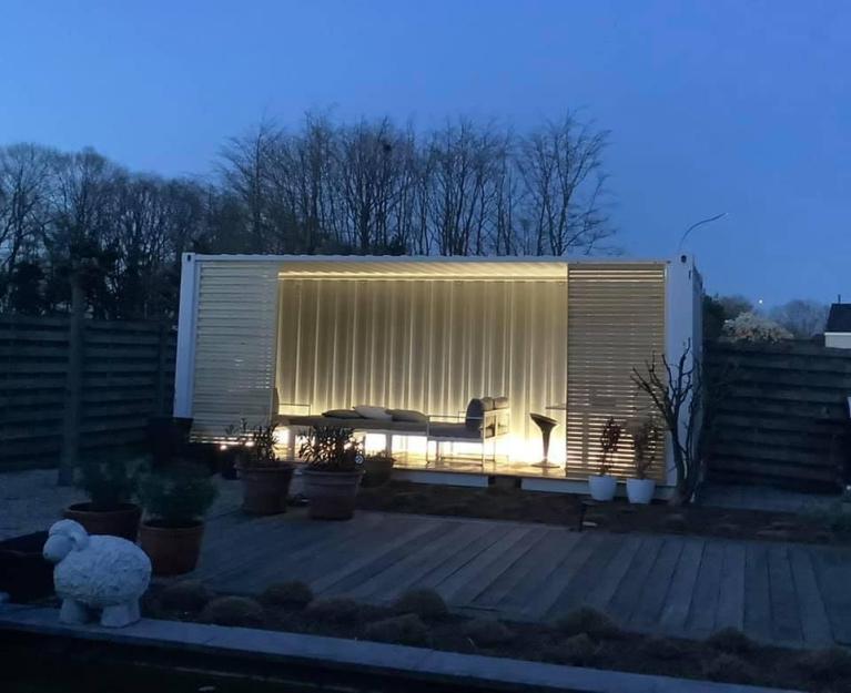 Container gemodificeerd tot tuinkamer | CBOX Containers