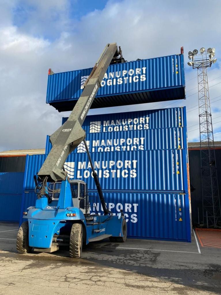 Containervloot Manuport Logistics | CBOX Containers